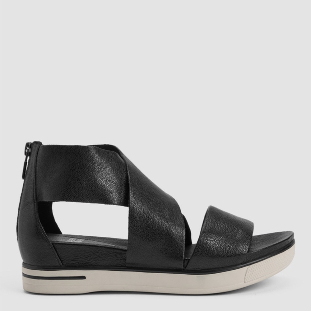 Eileen Fisher Amputee LEFT Sport Tumbled Leather Sneaker Sandal women’s size 6